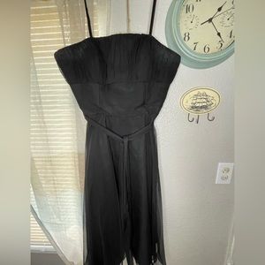 Mari Lee strapless bridesmaid dress